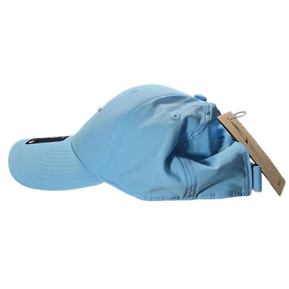 Nike Dri-FIT Club Structured Swoosh Unisex Strapback Hat M/L Light Blue OSFM Cap - Picture 3 of 9